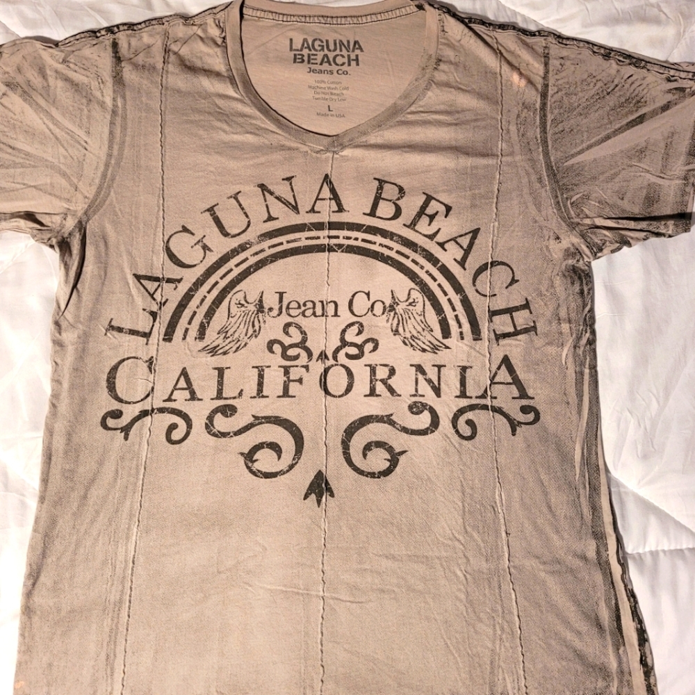 Laguna beach T-shirt size L.